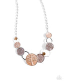 Paparazzi "Forest Fling" Brown Necklace & Earring Set Paparazzi Jewelry