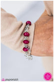 Paparazzi "Divinely Divine" FASHION FIX Pink Bracelet Paparazzi Jewelry