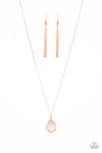 Paparazzi "Metro Twinkle" Copper Necklace & Earring Set Paparazzi Jewelry