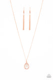 Paparazzi "Metro Twinkle" Copper Necklace & Earring Set Paparazzi Jewelry