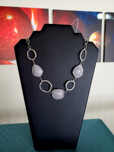 Paparazzi "Haute Heirloom" Silver FASHION FIX EXCLUSIVE Necklace & Earring Set Paparazzi Jewelry