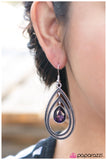 Paparazzi "Cry Me a River" Purple Earrings Paparazzi Jewelry