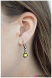 Paparazzi "Youre CRIMPING My Style" Green Necklace & Earring Set Paparazzi Jewelry