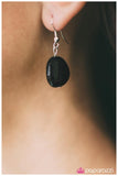 Paparazzi "The Optimist" Black Necklace & Earring Set Paparazzi Jewelry