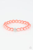 Paparazzi "Im Here For The Bride" Orange Bracelet Paparazzi Jewelry