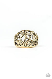 Paparazzi VINTAGE VAULT "Haute Havana" Brass Ring Paparazzi Jewelry