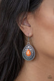 Paparazzi "Desert Nirvana" Orange Earrings Paparazzi Jewelry