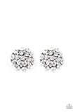 Paparazzi "Hollywood Drama" White Post Earrings Paparazzi Jewelry