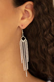 Paparazzi "Singing in the REIGN" White Earrings Paparazzi Jewelry