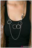 Paparazzi "Expressionist" Silver Necklace & Earring Set Paparazzi Jewelry