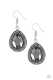 Paparazzi VINTAGE VAULT "Grandmaster Shimmer" Silver Earrings Paparazzi Jewelry