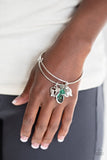 Paparazzi "HEART of Bold" Green Bracelet Paparazzi Jewelry
