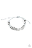 Paparazzi "Modern Minimalism" FF EXCLUSIVE White Bracelet Paparazzi Jewelry