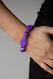 Paparazzi VINTAGE VAULT "Savor The Flavor" Purple Bracelet Paparazzi Jewelry