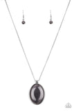 Paparazzi VINTAGE VAULT "Pretty Poppin" Silver Necklace & Earring Set Paparazzi Jewelry