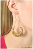 Paparazzi "Over The Moon" Yellow Earrings Paparazzi Jewelry