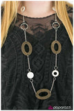 Paparazzi "See the Distinction?" White Necklace & Earring Set Paparazzi Jewelry