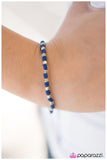 Paparazzi "Cord-Ially Invited" Blue Knot Silver Accent Bracelet Paparazzi Jewelry