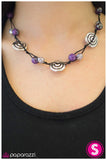Paparazzi "Take Aim" Purple Necklace & Earring Set Paparazzi Jewelry