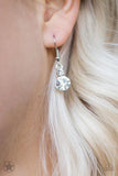 Paparazzi "Hollywood Hills" White Blockbuster Necklace & Earring Set Paparazzi Jewelry
