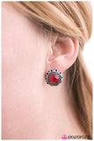Paparazzi "Single and Ready to Mingle" Red Post Earrings Paparazzi Jewelry