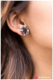 Paparazzi "Spring Wedding" Purple Earrings Paparazzi Jewelry
