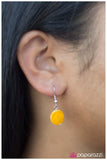 Paparazzi "Happy-Go-Lucky" Yellow Necklace & Earring Set Paparazzi Jewelry