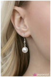 Paparazzi "Dulce Amor" White Necklace & Earring Set Paparazzi Jewelry