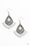 Paparazzi "Gracefully Gatsby" Silver Earrings Paparazzi Jewelry