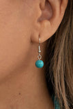 Paparazzi "A Heart Of Stone" Blue Necklace & Earring Set Paparazzi Jewelry