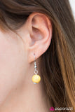 Paparazzi "Absolutely It!" Yellow Necklace & Earring Set Paparazzi Jewelry