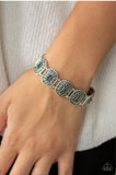 Paparazzi VINTAGE VAULT "Hidden Fortune" Silver Bracelet Paparazzi Jewelry