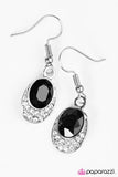 Paparazzi VINTAGE VAULT "As Humanly Posh-ible" Black Earrings Paparazzi Jewelry