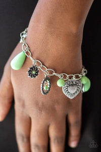 Paparazzi "Summer Adventure" EXCLUSIVE Green Bracelet Paparazzi Jewelry