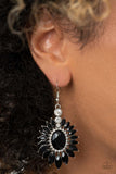 Paparazzi "Big Time Twinkle" Black Earrings Paparazzi Jewelry