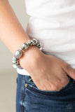 Paparazzi "Big League Luster" Silver Bracelet Paparazzi Jewelry