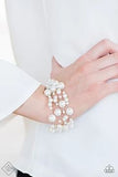 Paparazzi "Fabulous Fashion" FASHION FIX White Bracelet Paparazzi Jewelry
