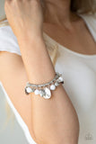 Paparazzi "Charming Treasure" White Bracelet Paparazzi Jewelry