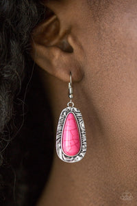 Paparazzi "Cruzin' Colorado" Pink Earrings Paparazzi Jewelry