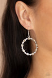 Paparazzi "Crystal Circlets" Brown Earrings Paparazzi Jewelry