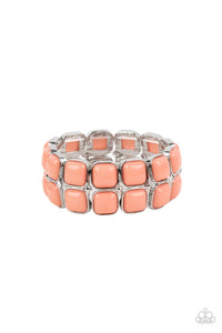 Paparazzi "Double the DIVA-ttitude" Orange Bracelet Paparazzi Jewelry