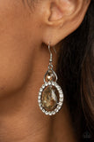 Paparazzi "Double The Drama" Brown Earrings Paparazzi Jewelry