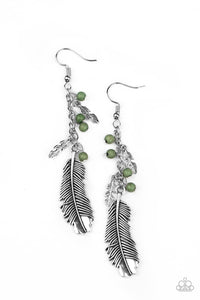 Paparazzi "Find Your Flock" Green Earrings Paparazzi Jewelry
