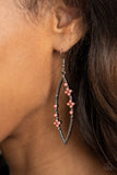 Paparazzi "Flowery Finesse" Orange Earrings Paparazzi Jewelry