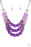 Paparazzi "Forbidden Fruit" Purple Necklace & Earring Set Paparazzi Jewelry
