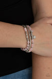 Paparazzi "Glacial Glimmer" Pink Bracelet Paparazzi Jewelry