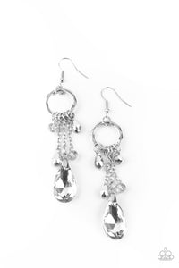 Paparazzi "Glammed Up Goddess" Silver Earrings Paparazzi Jewelry