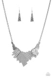 Paparazzi "Happily Ever Aftershock" Black Necklace & Earring Set Paparazzi Jewelry