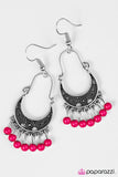 Paparazzi VINTAGE VAULT "Hopelessly Houston" Pink Earrings Paparazzi Jewelry