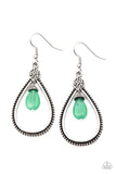 Paparazzi "Ill Believe It Zen I See It" Green Earrings Paparazzi Jewelry